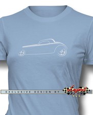 Ford Coupe Hi Boy 1934 T-Shirt for Women - Multiple Colors Sizes - American Car