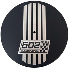 Big Block Chevy 502 Air Cleaner Kit 14 Round Raised Billet Top - Black Big Block Chevy 502 Air Cleaner Kit 14 Round Raised Billet Top - Black