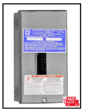 Breaker Box Panel 70 Amp 2-Space 4-Circuit Indoor Main Lug Load Center Bolt On