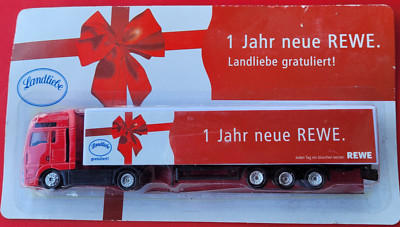 Sammler LKW - Landliebe Rewe (45) - MAN Sattelzug mit Auflieger- OVP