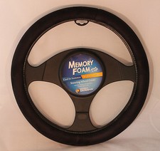 Dash Designs Memory Foam Steering Wheel Cover Choose Color Cream Gray Black