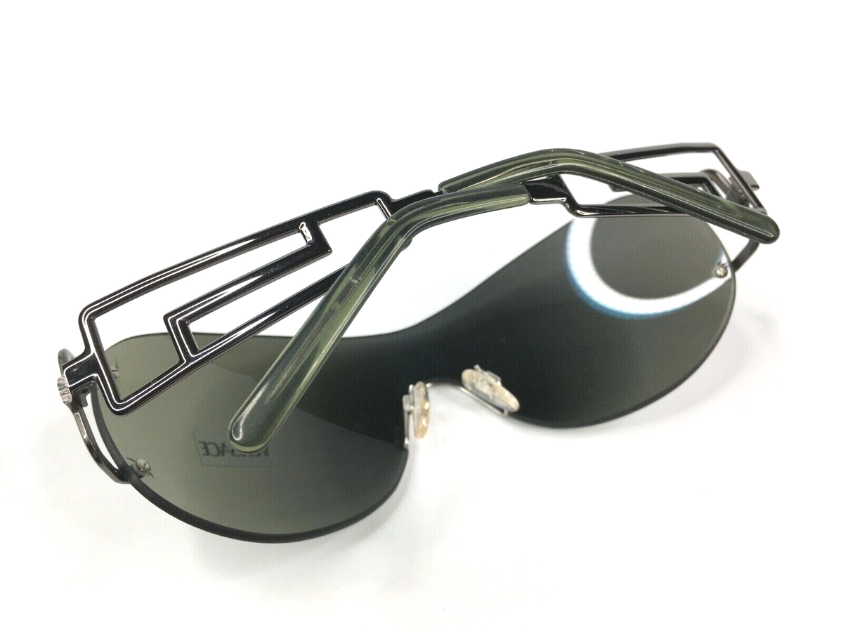 VERSACE VINTAGE GREEK KEY TEMPLES GOGGLE SUNGLASSES EYE  display picture 2