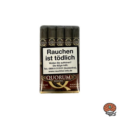 QUORUM Maduro Toro Zigarre aus Nicaragua, 10er Bundle