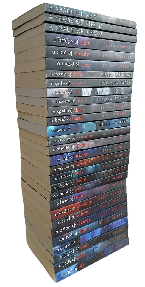 Bella Forrest Shade Of Kiev Book Lot 1-3 Shade Of Vampire 1-26 Gothic Romance 29 Foto 3 de 3