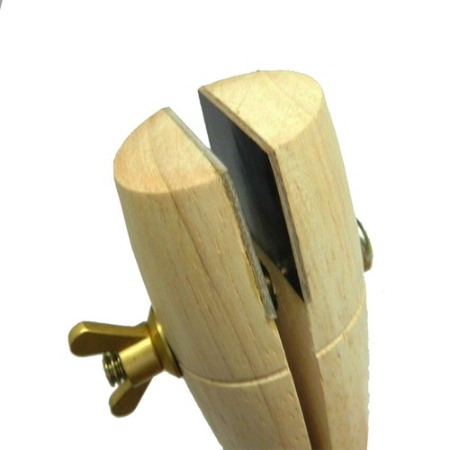 Ring Clamp Jewelers Single End Holder Jewelry Making Hand Tool Leather Lined Jaw - 第 5/5 張圖片