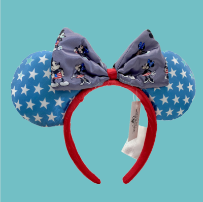 New Disney Parks American star Minnie Mouse Ears s-l400.jpg main image 3