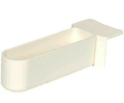 PET SHOP AMERICA 10 Bird Feeder Small Honey Cups Plastic White 1 oz Budgie Parakeet Canary