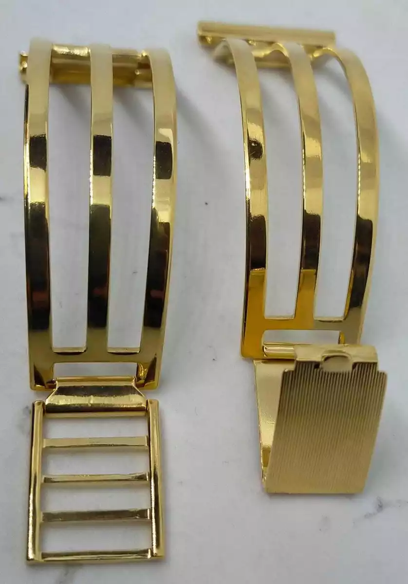 BRACCIALE VINTAGE PER OROLOGIO GOLD PLATED A FILO FORCELLA mm20