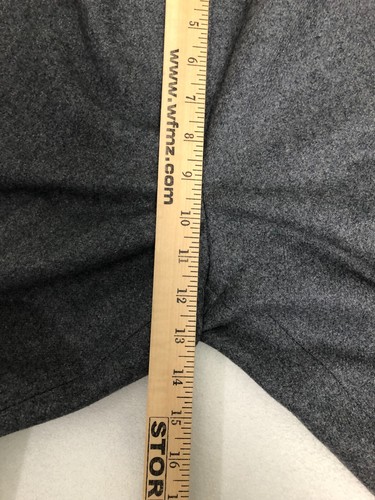 Sag Harbor Petite Damen gefütterte Wollmischung Anzughose 10P grau meliert - Bild 9 von 10