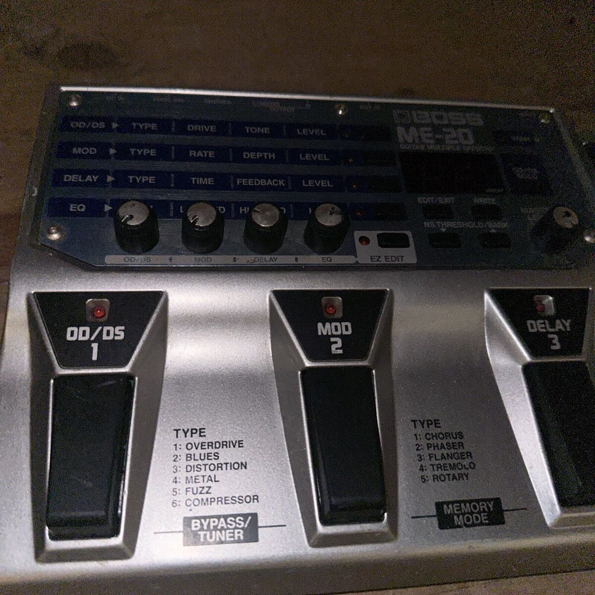 Boss ME-20 Guitar Multi Effects Pedal * **FOR PARTS ONLY