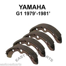 Yamaha G1 Golf Cart 1979'-1981' Rear Brake Shoe set 4 J10-W2536