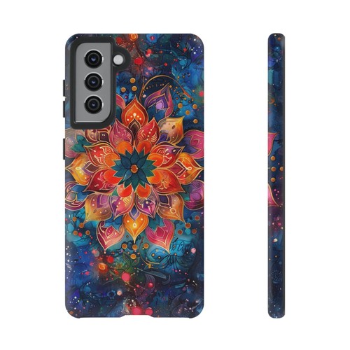 Mandala Flower Watercolor Phone Case for iPhone, Samsung Galaxy, Pixel - 第 217/256 張圖片