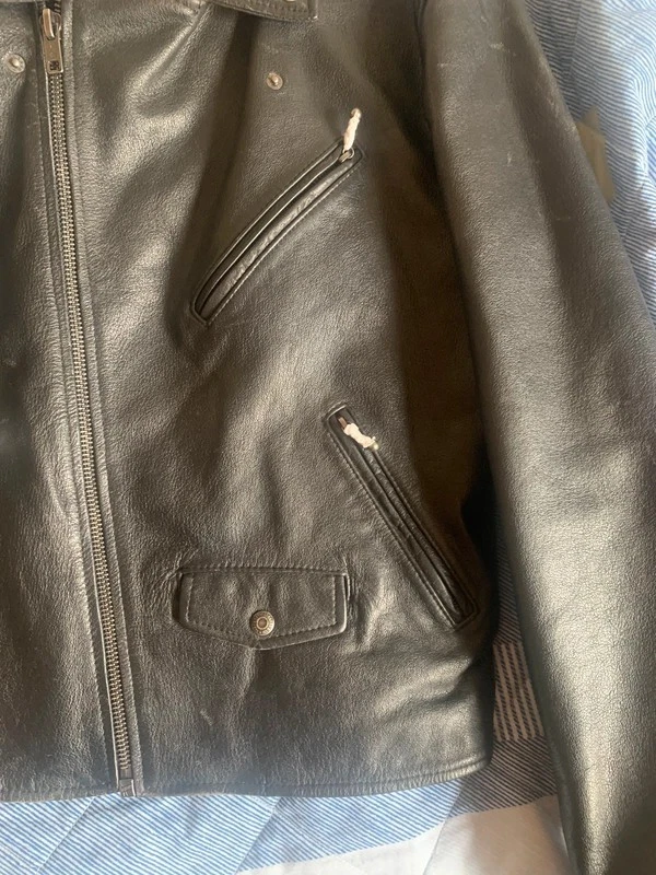 Levi’s Leather Biker Jacket - Imagen 4 de 4
