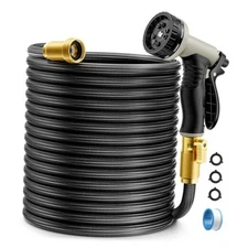 Garden Hose Non-Expandable 50ft, Outdoor and Garden Flexible Water Hose 50FT
