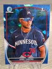 Ariel Castro 2023 Bowman Chrome Sapphire 1st Bowman #BCP-203 Minnesota Twins