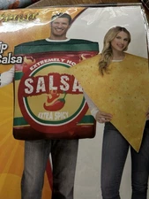 New Spirit Halloween Adult Chips & Salsa Couples Costume One Size CUTE Party