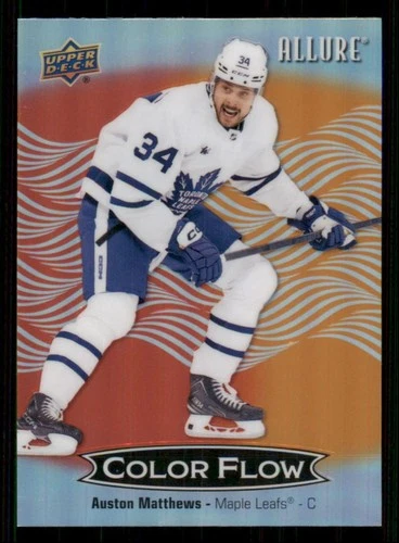 2024-25 Upper Deck Allure Color Flow Auston Matthews Toronto Maple Leafs #CFL-9