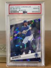 Bo Bichette 2020 Panini Chronicles Phoenix Blue Ice /99 Rookie Card #1 PSA 10