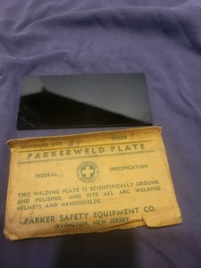 VINTAGE PARKWELD WELDING FILTER GLASS LENS SHADE -12