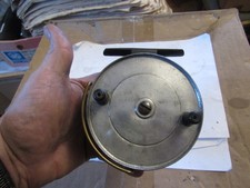 V good vintage youngs harris reliance centrepin spinning fishing reel 4.25"