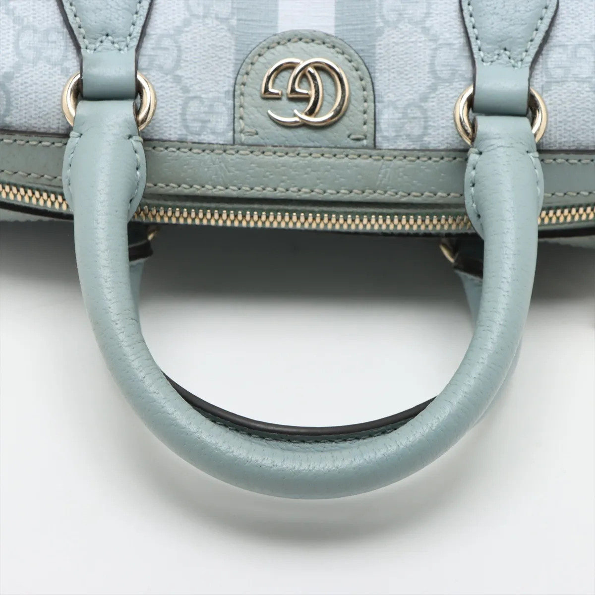 Gucci GG Supreme 2 Way Handbag Blue - # image 5