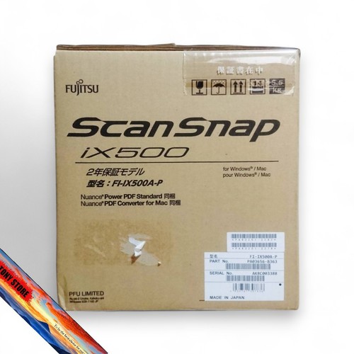 Fujitsu ScanSnap IX500 Document Scanner FI-IX500 Japan Black Wireless High Speed - Picture 10 of 12
