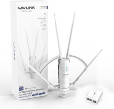 New - WAVLINK AC1200 Outdoor WiFi Extender, 2026 Long Range Wireless WifiBooster