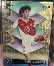 Marketplace image: Akliouche Superfractor 1/1 Topps Ucc Finest 2026