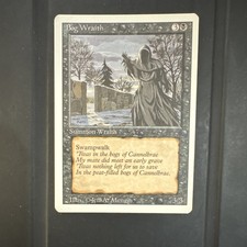 Magic: The Gathering Bog Wraith Revised Creature Black Uncommon Regular Swampwa…