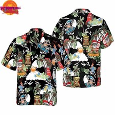 Merry Christmas Santa Claus Party Aloha Hawaiian Shirt
