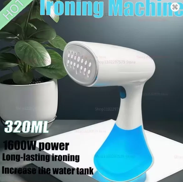 New 1600W Portable Handheld Clothes Steamer Fast Heat-Up 25 Seconds Travel Home