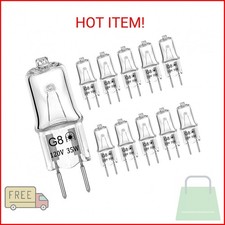 Lacnooe G8 Halogen Light Bulbs 35w 120v G8 Base 2pin Dimmable Xenon Bulb T4 Jcd Lacnooe G8 Halogen Light Bulbs 35w 120v G8 Base 2pin Dimmable Xenon Bulb T4 Jcd
