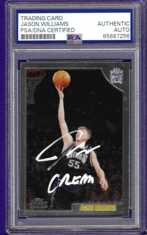 Professional Sports Authenticator (PSA) Jason Williams Basketball Professional Sports Authenticator (PSA) Jason Williams Basketball