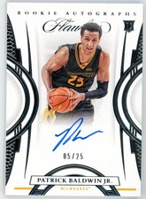 2022-23 Flawless Patrick Baldwin JR RC Auto 5/25 #RA-PBA