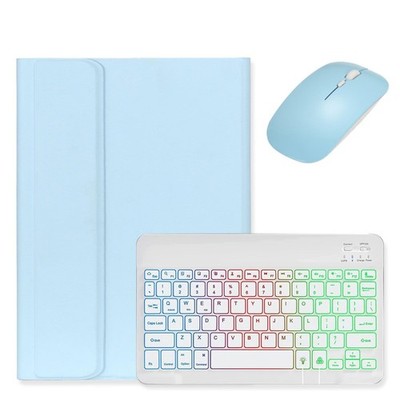 kaidisen Backlit Keyboard Case for Samsung Galaxy Tab S6 Lite 10.4'', Light Blue