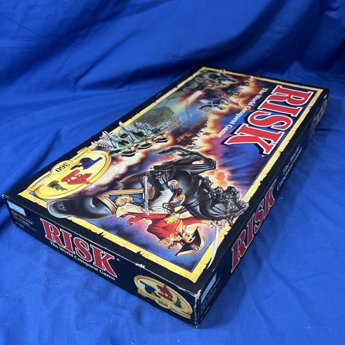 Risk 1993 Board Game - Classic Strategy Game With Army Shaped Miniatures - Parker Brothers Edition