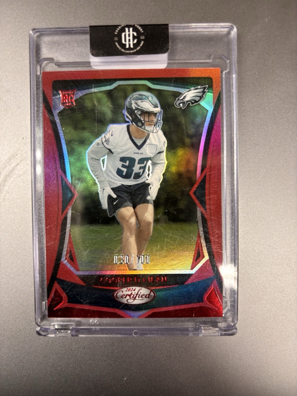 2024 Panini Certified - Rookies Cooper DeJean #131 Red Mirror /100 (RC)