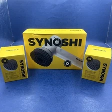 Synoshi Electric Spin Scrubber Cordless Power Brush with Extra Cleaning Heads