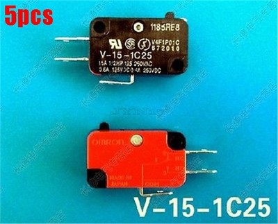 5Pcs Basic Snap Action Switch 15A Micro V-15-1C25 New Ic cp