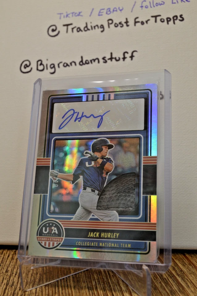 2023 USA Stars Stripes Jack Hurley Arizona Diamondbacks Auto #CNTS-JH 07 /10 - Image 2 of 4