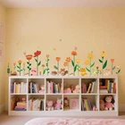 Large Color Flower Wall Stickers, Removable Peel and Stick Wall Decals for