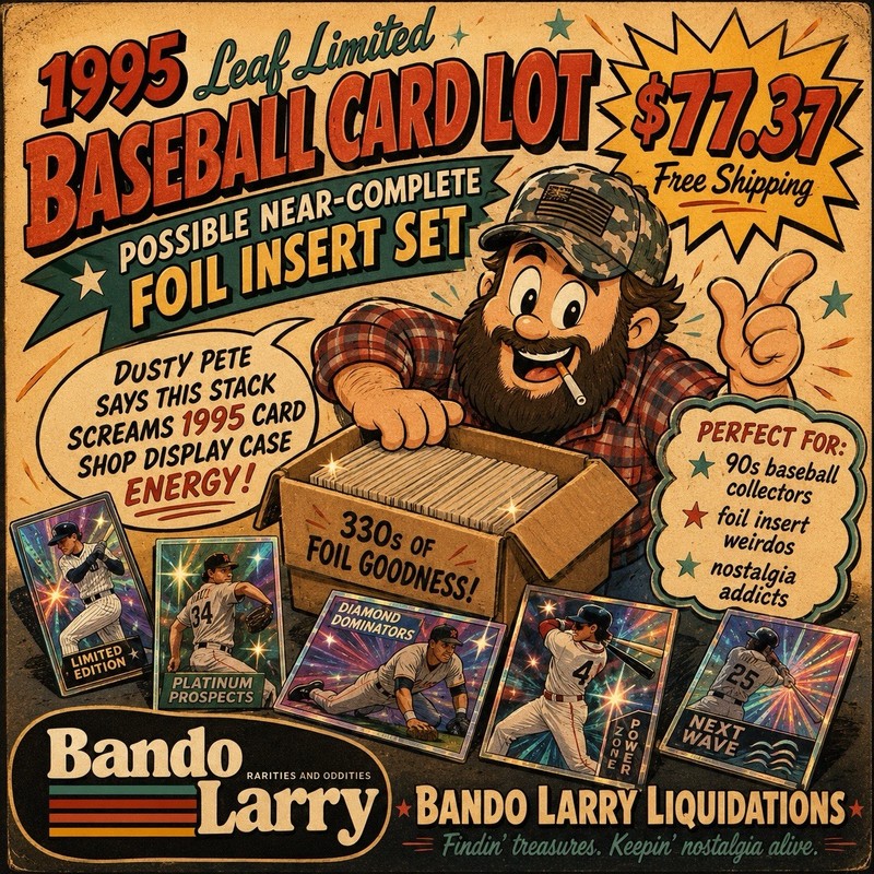 1995 Leaf Limited Baseball Card Lot Possible Near Complete Foil Insert Set 330s