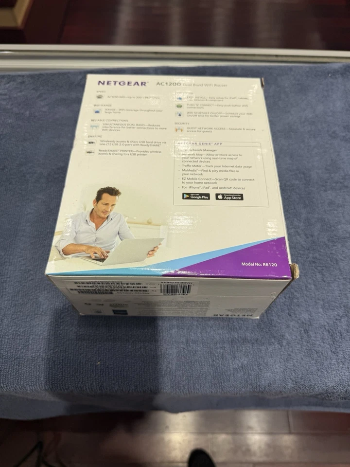 NETGEAR AC1200 Dual Band WiFi Router Wireless Internet - Image 4 of 4