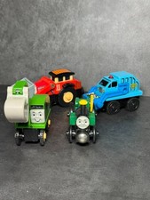 Thomas  Friends Wooden Railway Lot of 4 - Alfie, Trevor, Jack, Rubbish Truck