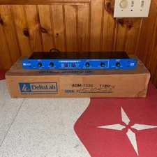 Vintage Deltalab EFFECTRON I ADM 1020 Rack Mount Digital Delay w/ Original Box!
