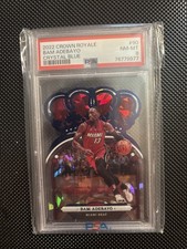 2022-23 Panini Crown Royale Bam Adebayo #90 Blue Crystal /99