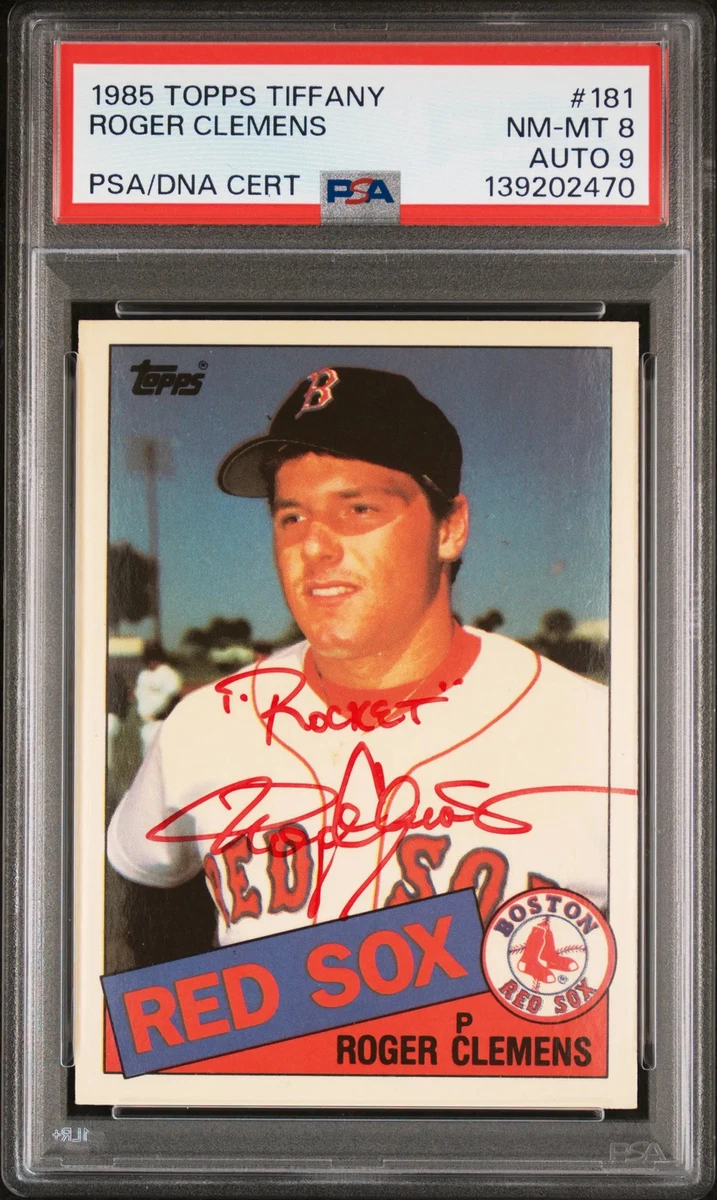 Roger Clemens Baseball Boston Red Sox Sports Rookie Trading Cards