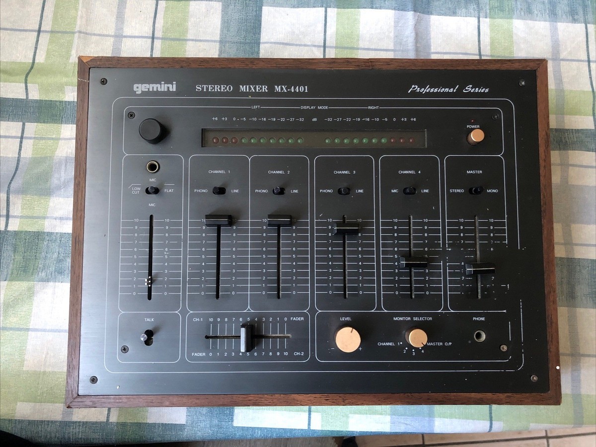 Gemini MX-4401 Stereo Mixer Sound Effect EQ | eBay