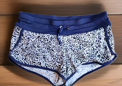 Athleta Women's Swim Shorts Blue/White Sz Small