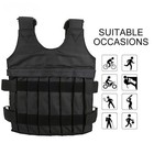 Exercise Weighted Vest Fitness Training Workout Sport 110lbs Weighted Adjustable